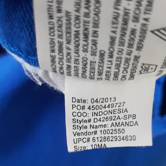 Gloria Vanderbilt Women's Size 10 High Rise Blue Denim Jeans - Picture 8 of 10